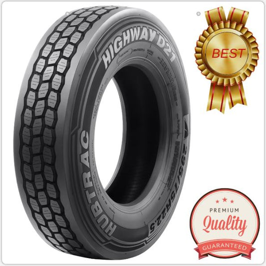 HubTrac Tires HIGHWAY D21 Drive PREMIUM 295/75/22.5 16Ply